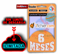 1Fichier Premium, 6 meses (ILIMITADA!)