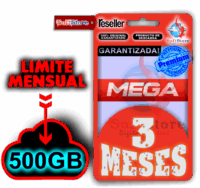 Mega Premium, 3 meses (500gb/mes)