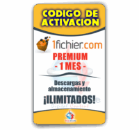 1Fichier Premium, 1 MES (Código de activación)