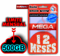 Mega Premium, 12 meses (500gb/mes)