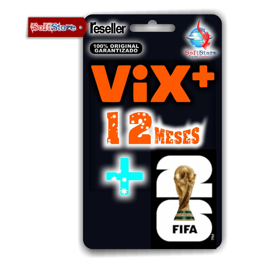 PASE MUNDIALISTA + VIX Plus 12 meses!¡!